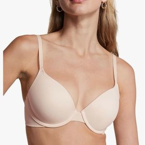 2 NWT Bras - VS Wear Everywhere T Shirt Bra, 38C, Black and Nude
